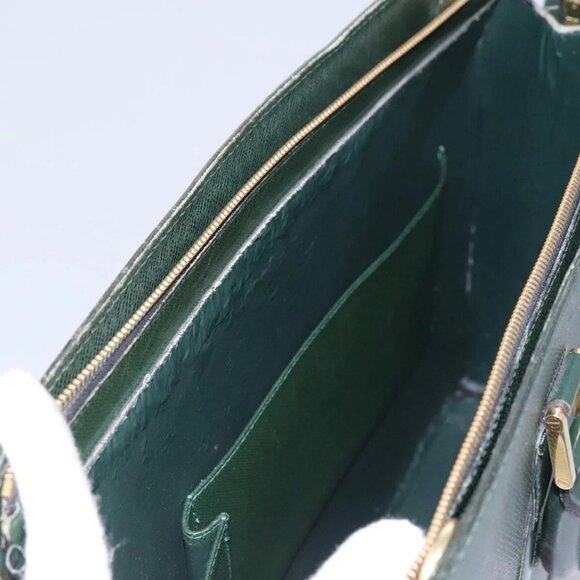 LOUIS VUITTON Taiga Porte Documents Rozan Bag Epicea - Picture 6 of 16